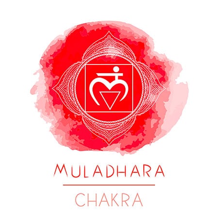 Muladhara chakra rosso