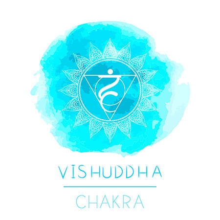 vishuddha chakra azzurro